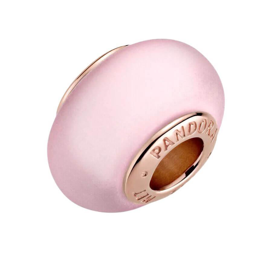 Pandora Matte Pink Murano Glass hela 789421C00