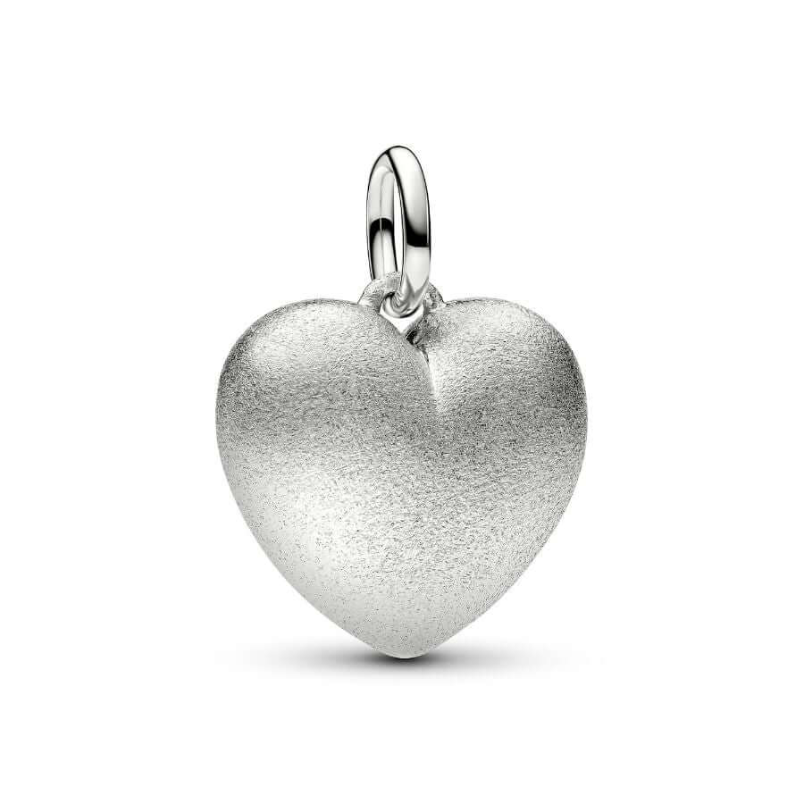 Pandora Matte Puffy Heart Charm Hela 734908C00