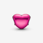 Pandora Metallic Pink Sydän Charm Hela 793337C03