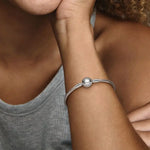 Pandora Moments Smooth Silver Clasp rannekoru 590728
