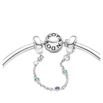 Pandora Moments Triple Blue Stone turvaketju 791688C01-05