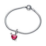 Pandora Muranolasisydän ja nuoli Charm Hela 793085C01