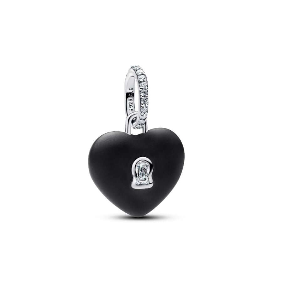 Pandora Musta Sydän Riippulukko Charm Hela 794424C02