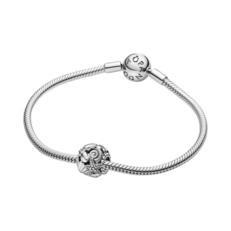 Pandora Openwork Meritähti ja simpukka Charm Hela 798950C00