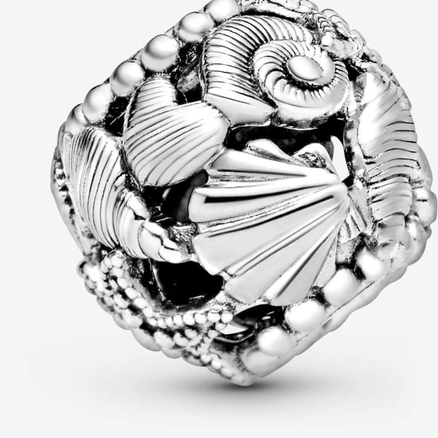 Pandora Openwork Meritähti ja simpukka Charm Hela 798950C00