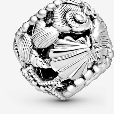 Pandora Openwork Meritähti ja simpukka Charm Hela 798950C00