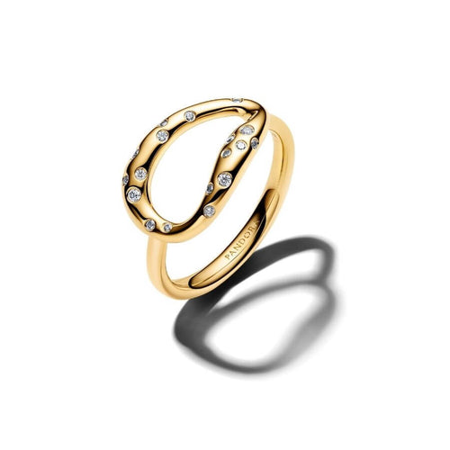Pandora Organically Shaped Statement Sormus 164676C01