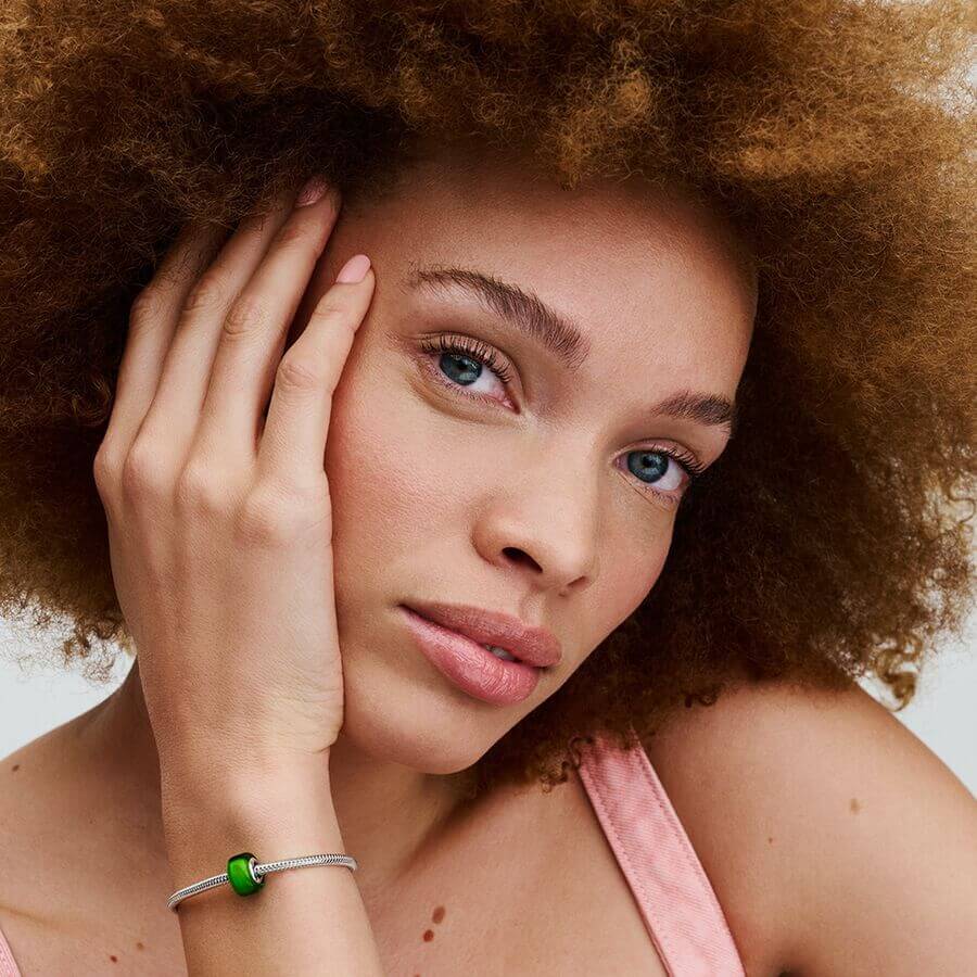 Pandora Pieni Vihreä Muranolasi Charm Hela 793106C00