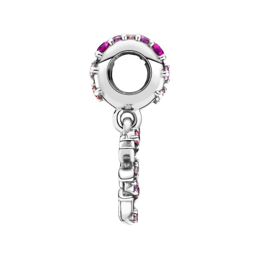 Pandora Pink Heart Family Tree charm hela 799153C01