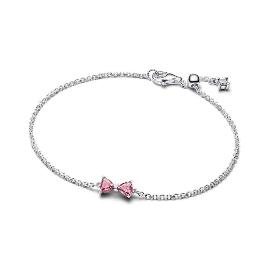 Pandora Pinkki Rusetti Rannekoru 594234C01