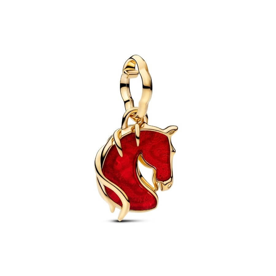 Pandora Punainen Hevonen Charm Hela 764431C01