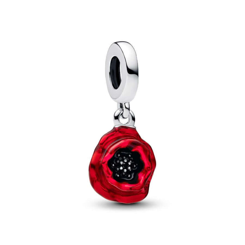 Pandora Punainen Kukka Charm Hela 793917C01