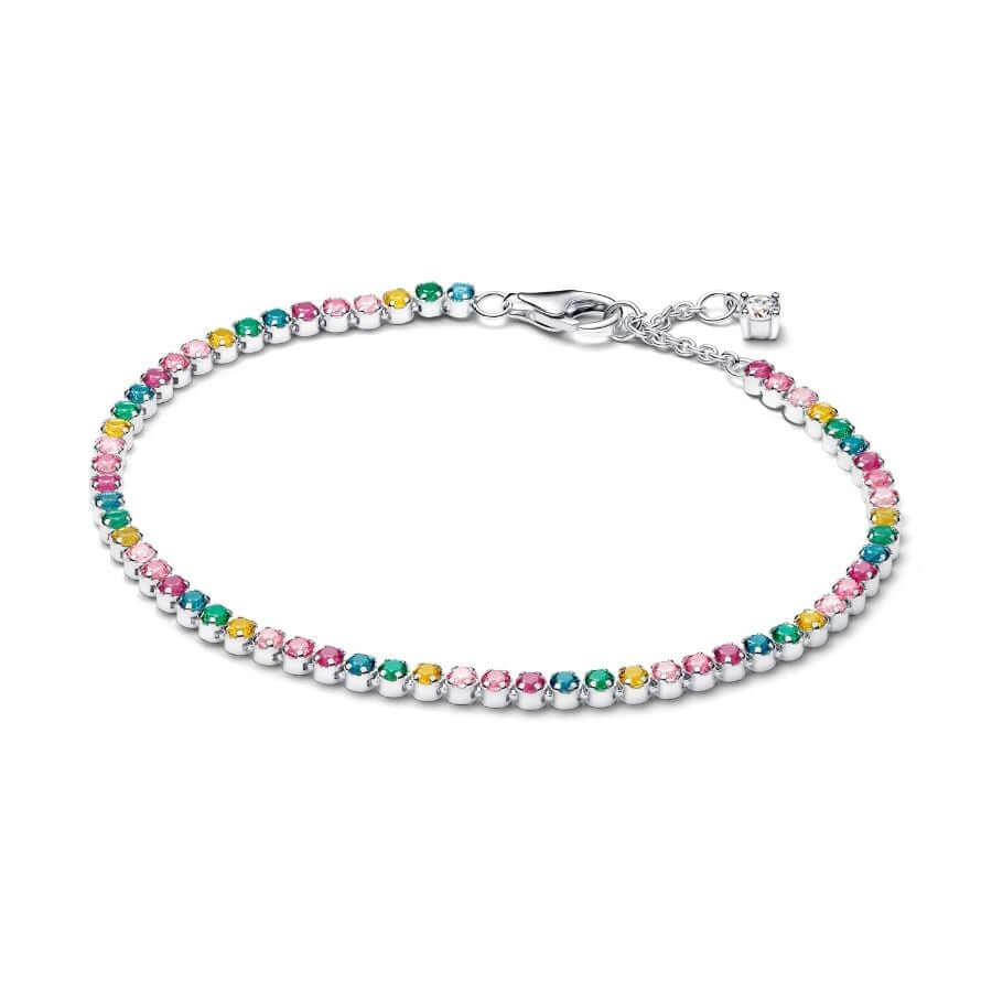Pandora Rainbow Tennis Rannekoru 593927C03