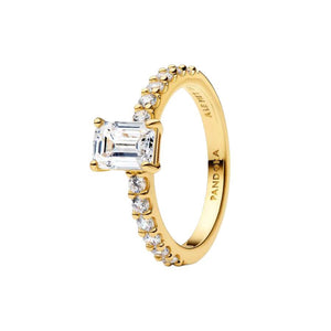 Pandora Rectangular Sparkling Sormus 164506C01