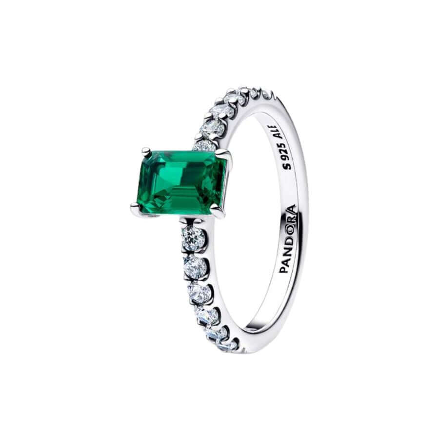 Pandora Rectangular Sparkling Sormus 194506C01