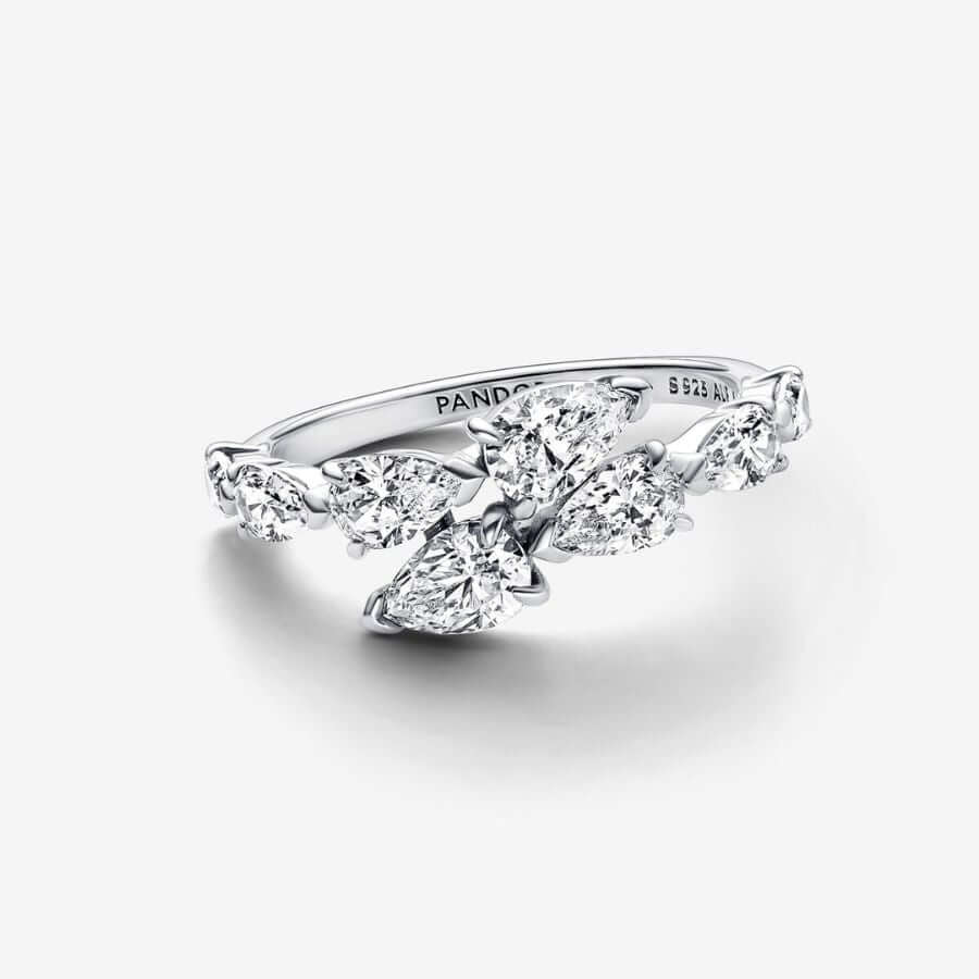 Pandora Säihkyvä Limittyvä Sormus 193004C01-52