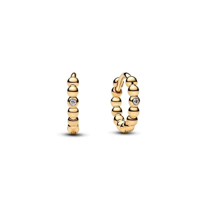 Pandora Signature Beaded Huggie Korvakorut 264823C01