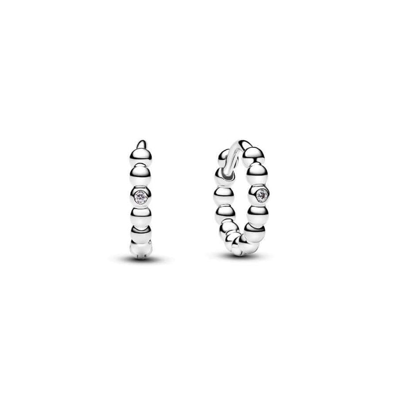 Pandora Signature Beaded Huggie Korvakorut 294823C01