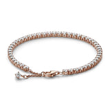 Pandora Sparkling Rose Tennis Rannekoru 581469C01