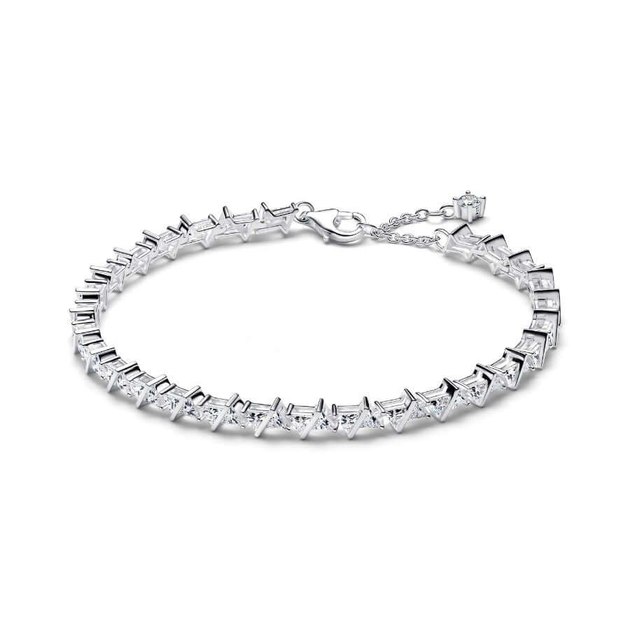 Pandora Sparkling Triangle Tennisrannekoru 595069C01