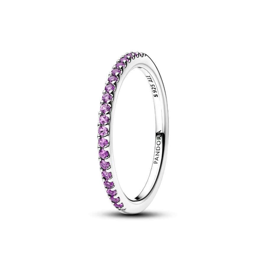 Pandora Sparkling Violetti Half-Eternity Sormus 192999C04