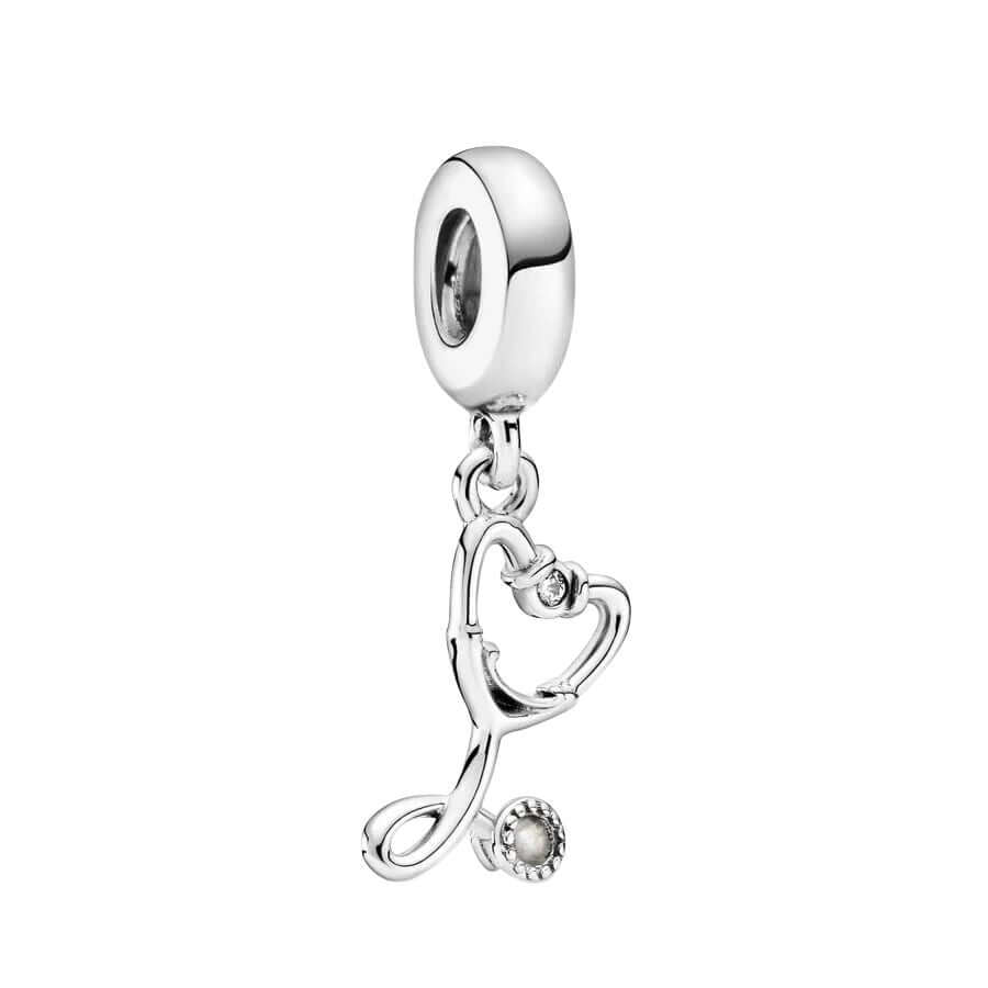 Pandora Sydän Stetoskooppi Charm Hela 799072C01