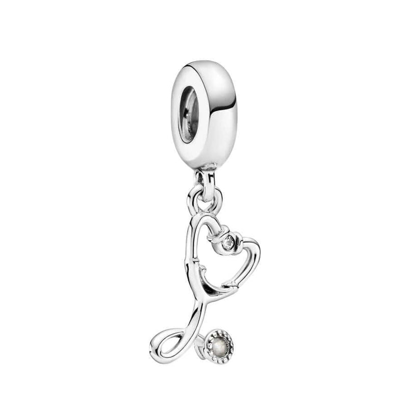 Pandora Sydän Stetoskooppi Charm Hela 799072C01