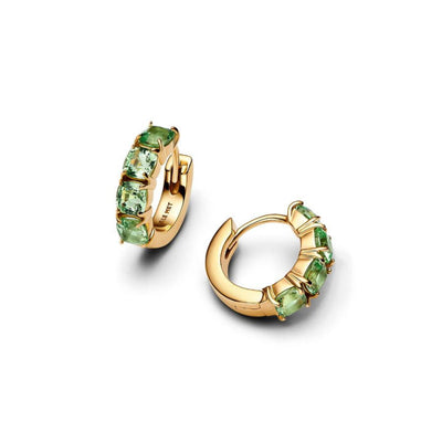 Pandora Timeless Green Hoop Korvakorut 263851C01