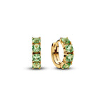Pandora Timeless Green Hoop Korvakorut 263851C01