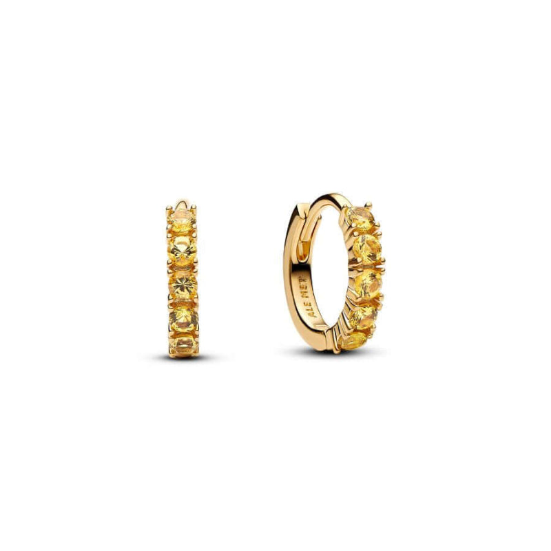 Pandora Timeless Yellow Hoop Korvakorut 263849C01