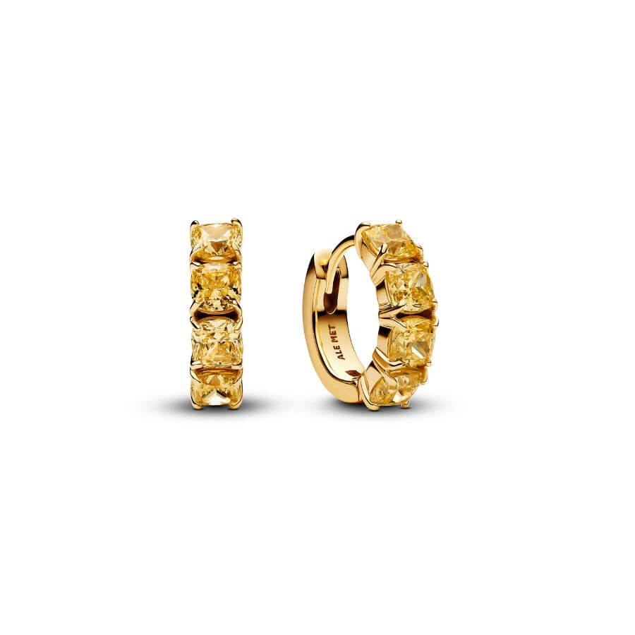 Pandora Timeless Yellow Hoop Korvakorut 263851C02