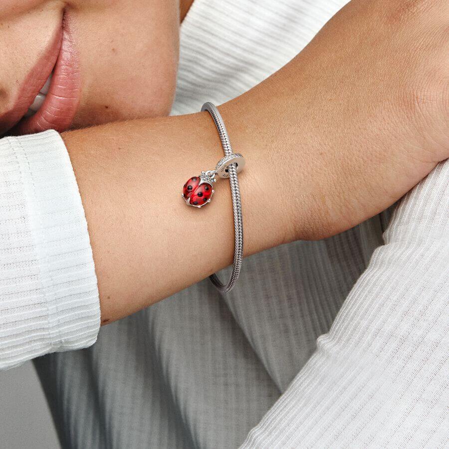 Pandora Charm Red Ladybird charm hela 792571c01