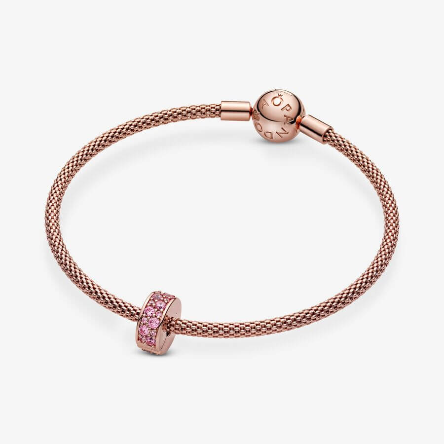 Pandora Pink Shining Elegance Rose lukkopala 781817PCZ