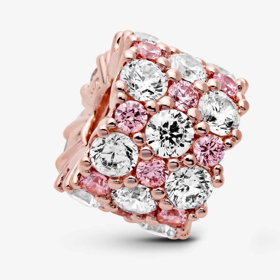 Pandora Pink & Clear Sparkle charm hela 788487C01