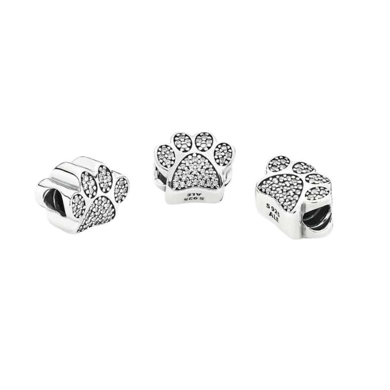 Pandora Paw Prints Tassu Charm Hela 791714CZ