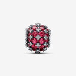 Pandora Sparkling Pavé Round Red Charm Hela 792630C03