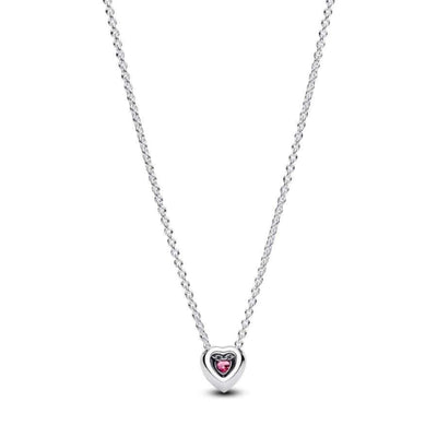 Pandora Pink Elevated Heart Kaulakoru 398425c02-45