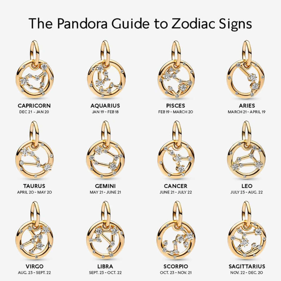 Pandora Horoskooppi neitsyt charm hela 762715C01