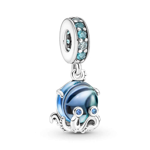 Pandora Riipus Sininen Mustekala charm hela 791694C01
