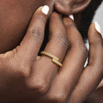 Pandora Sparkling Overlapping Sormus 169491C01
