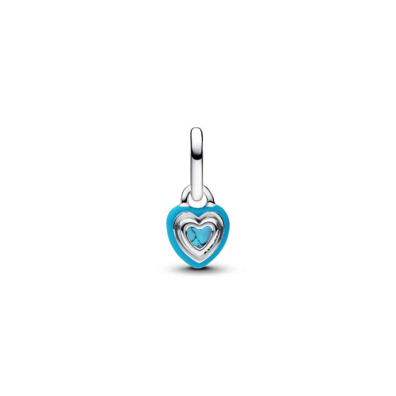Pandora Mini Turkoosi Sydän Charm Hela 793827C01