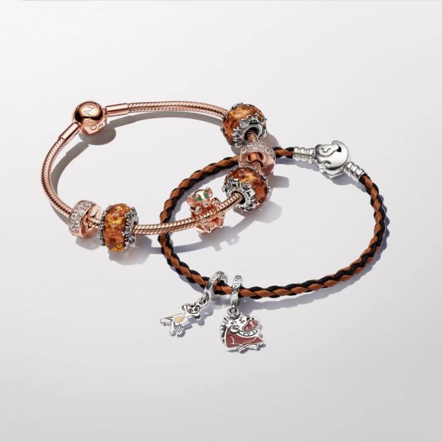 Pandora x Disney Dangle Timon ja Pumba Charm Hela 793357c01