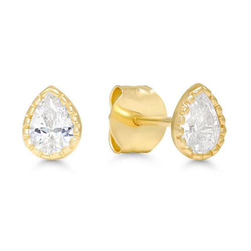 Pienet Pisaran Muotoiset Kultakorvakoru K-E11037z