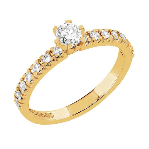 Sandberg Aurinkotuuli timanttisormus V-450B