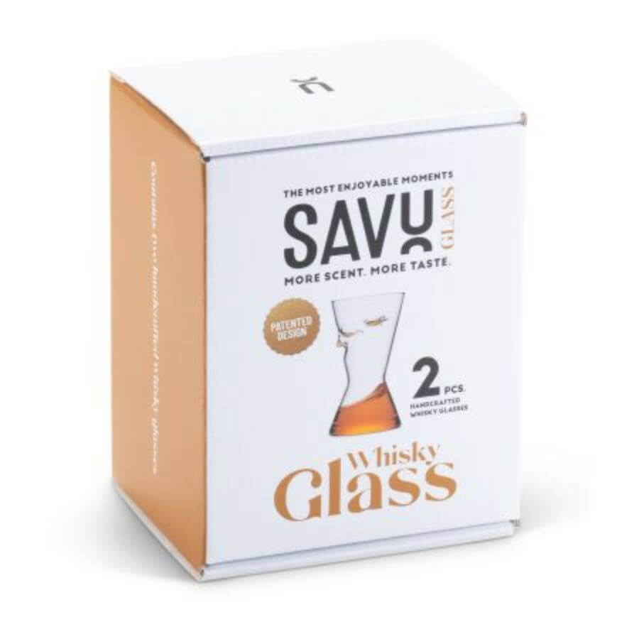 Savu Duo whisky tasting-lasit