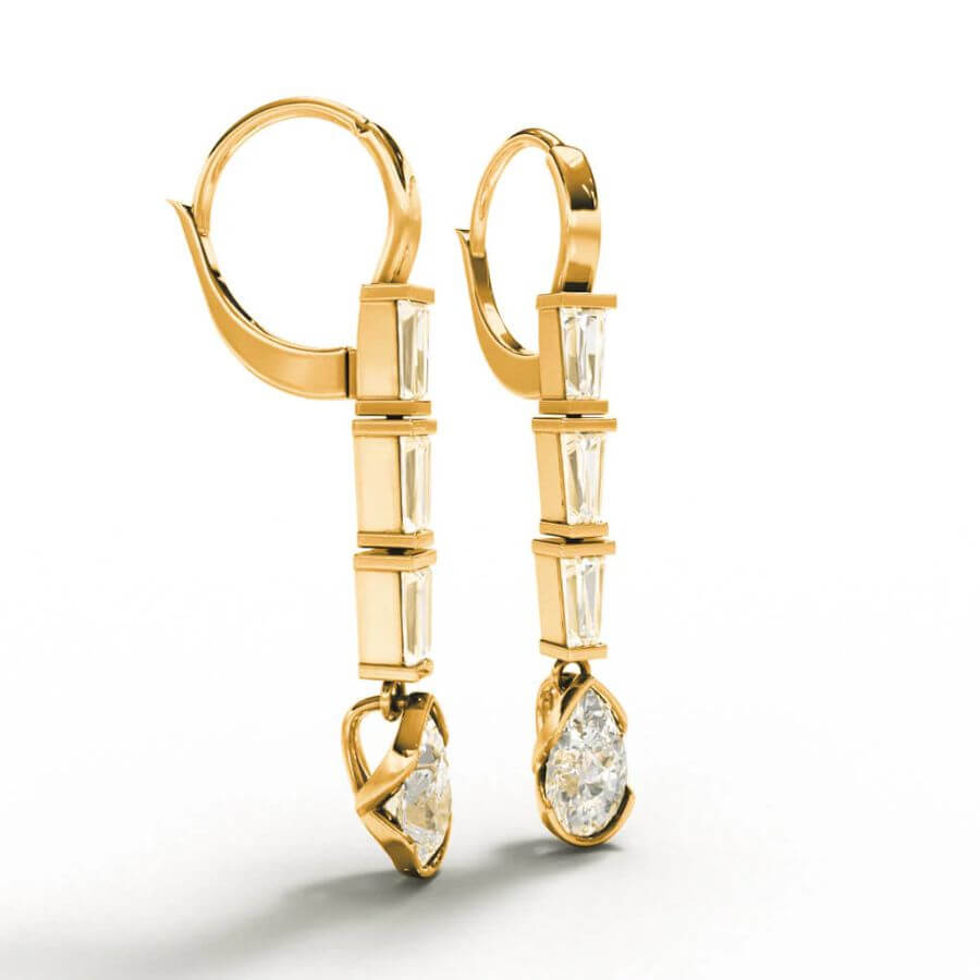 Schalins Timanttikorvakorut 2.80 ct ELOGE