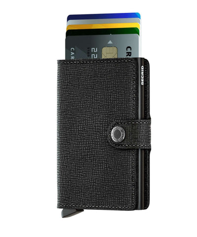 Secrid Miniwallet Crisple Black lompakko