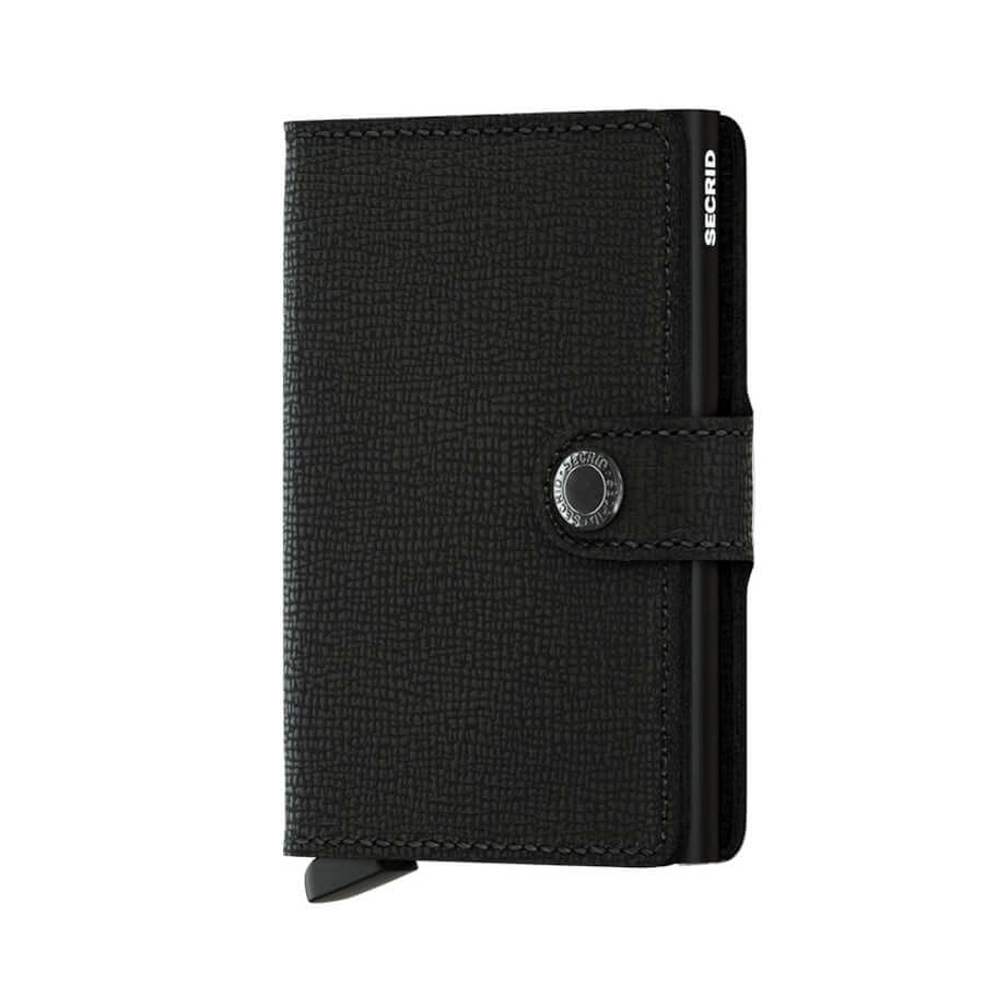 Secrid Miniwallet Crisple Black lompakko