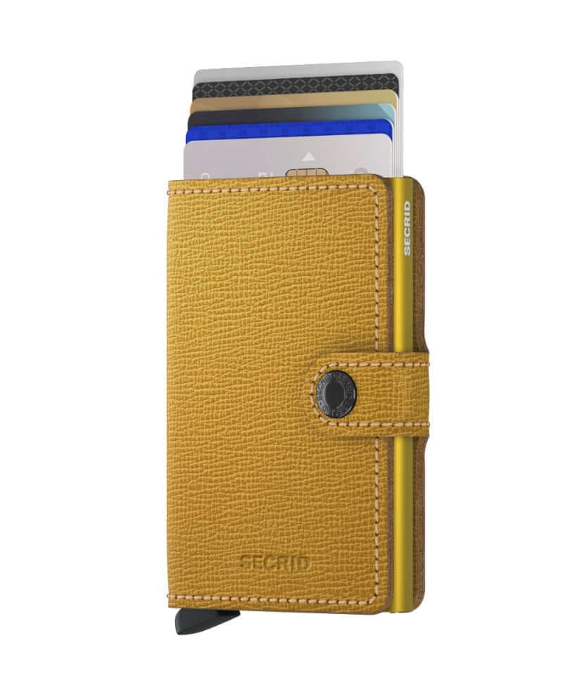 Secrid Miniwallet Crisple Ochre lompakko