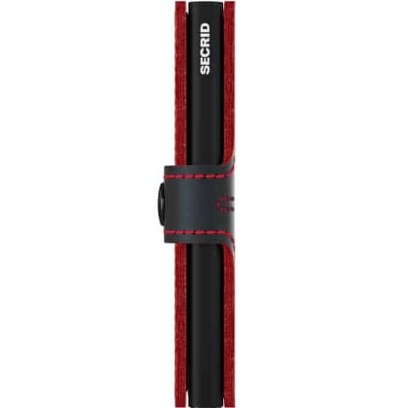 Secrid Miniwallet fuel black-red lompakko